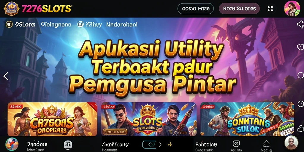 Tampilan antarmuka 7276SLOTS yang sederhana dan fungsional.
