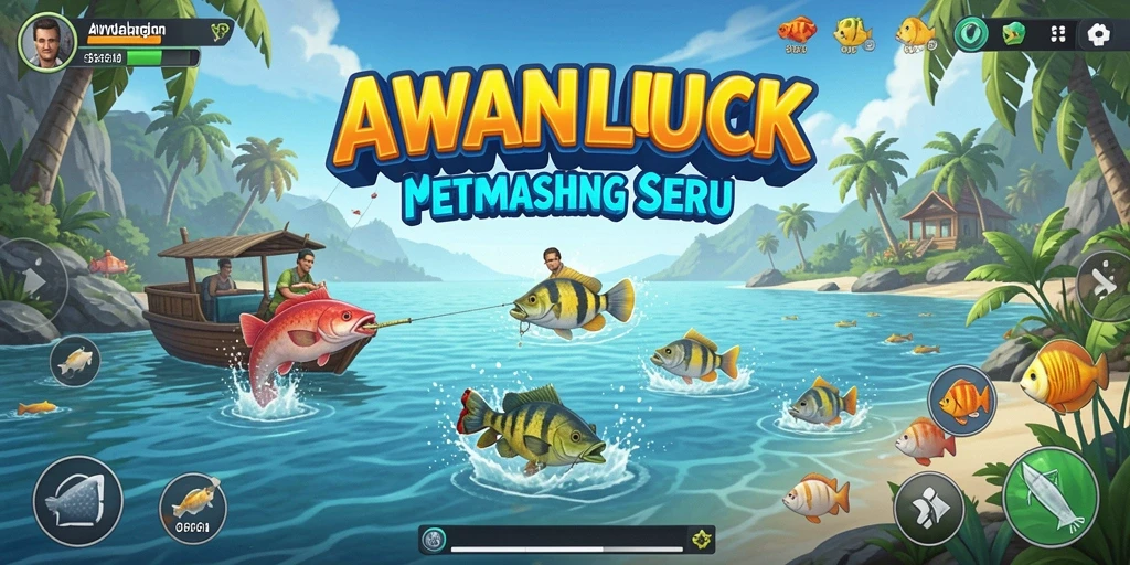 Tangkapan ikan terbesar dalam permainan AWANLUCK.