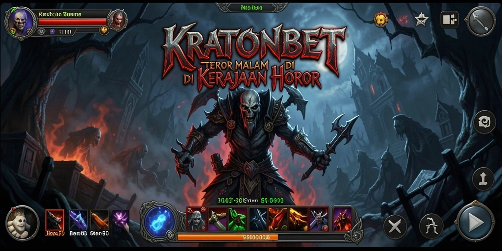 Screenshot menampilkan suasana menegangkan di dalam game KRATONBET.