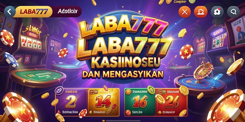 Tampilan gameplay menarik dari LABA777 dalam suasana kasino.