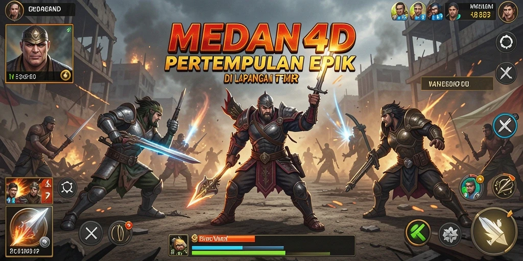 Tangkapan layar dari gameplay mendebarkan di MEDAN4D.