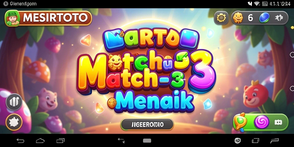 Tampilan gameplay seru dari MESIRTOTO yang penuh warna.