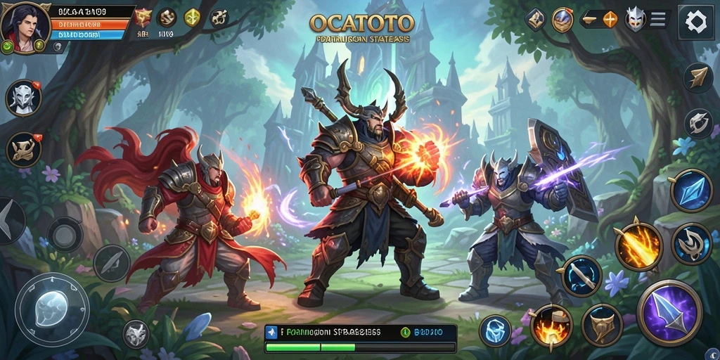 Gameplay menarik dan dinamis OCATOTO dengan strategi yang mendalam.