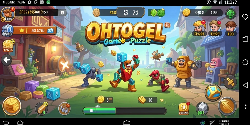 Gameplay OHTOGEL yang menarik dengan tantangan puzzle kreatif.