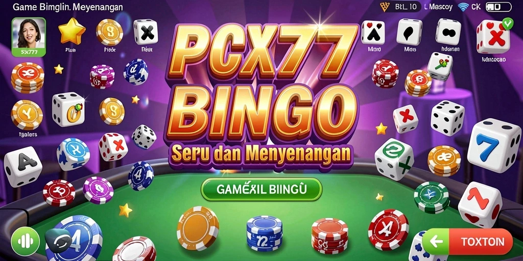 Tampilan menarik gameplay Bingo saat bermain PCX777.