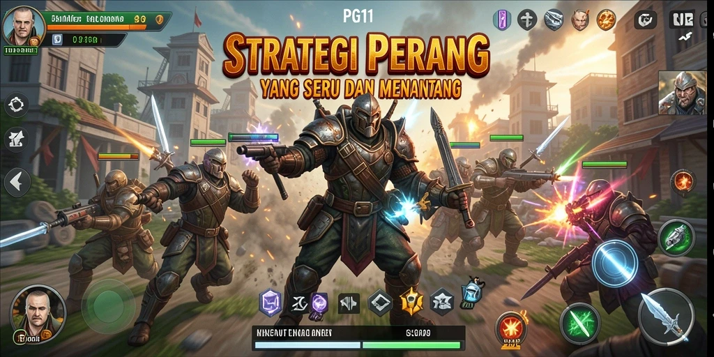Gameplay seru dalam pertarungan strategi di PG11.
