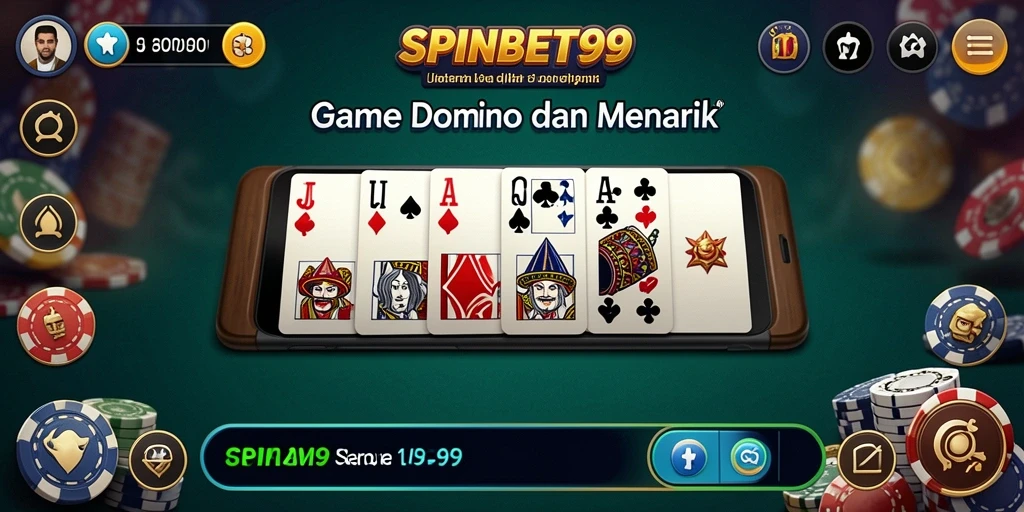 Tampilan gameplay seru dan interaktif dari SPINBET99.